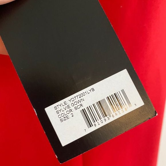 Red Likely High Low Cocktail Dress - Picture 3 of 5